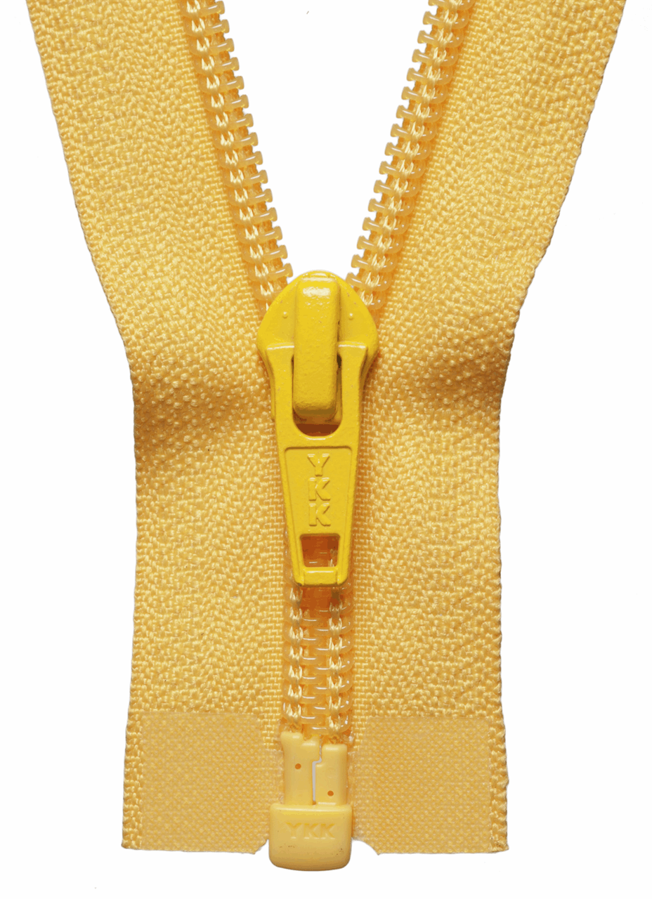 Yellow Gold (001) YKK Nylon Open End Zip