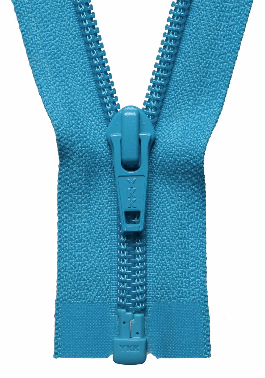 Dusky Blue (162) YKK Nylon Open End Zip