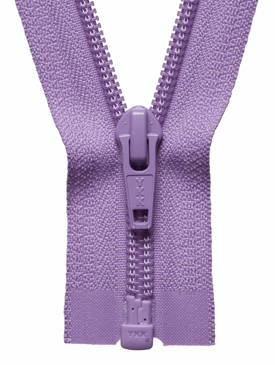 Light Orchid (244) YKK Nylon Open End Zip