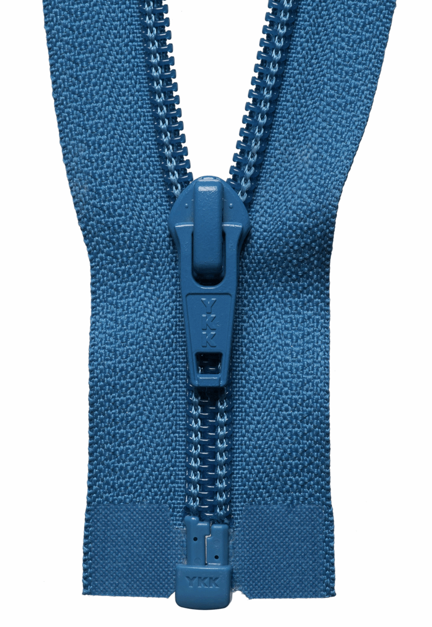 Saxe Blue (557) YKK Nylon Open End Zip