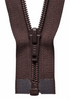 Brown (570) YKK Nylon Open End Zip