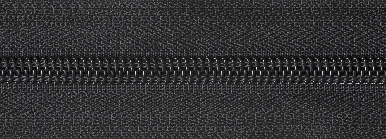 Black (580) YKK Nylon Open End Zip