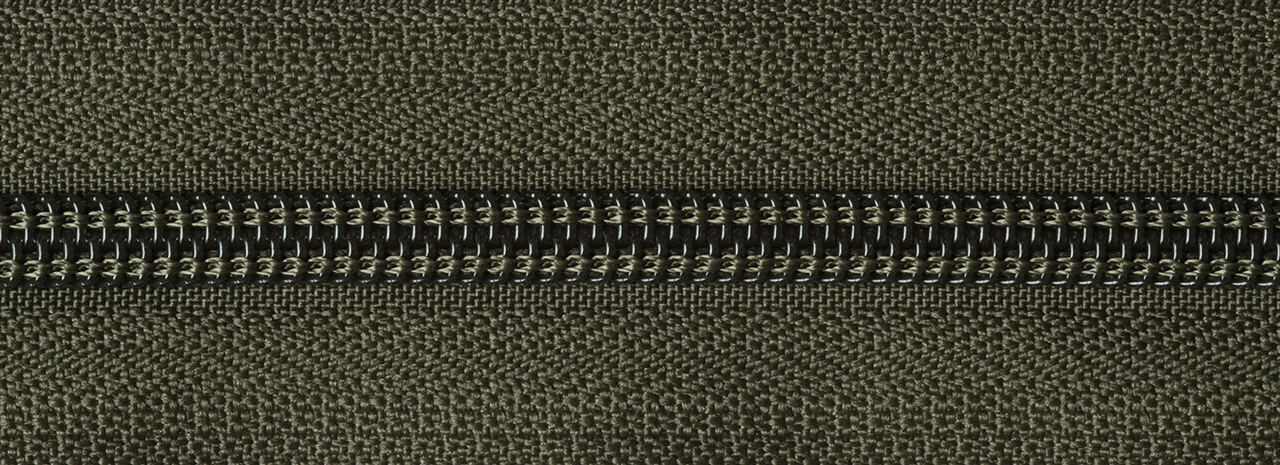Khaki Green (566) YKK Nylon Open End Zip
