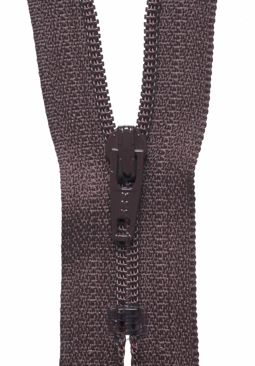 Brown (570) YKK Nylon Closed Dress, Skirt and Trouser Zip