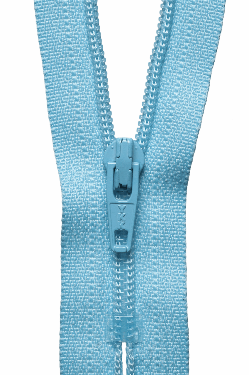 Sky Blue (545) YKK Nylon Plastic Closed Dress, Skirt and Trouser Zip