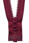 Dark Wine (527) YKK Vislon Heavyweight Chunky Open End Zip