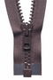 Brown (570) YKK Vislon Heavyweight Chunky Open End Zip