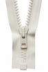 Light Ecru (801) YKK Vislon Heavyweight Chunky Open End Zip
