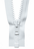 White (501) YKK Vislon Heavyweight Chunky Open End Zip