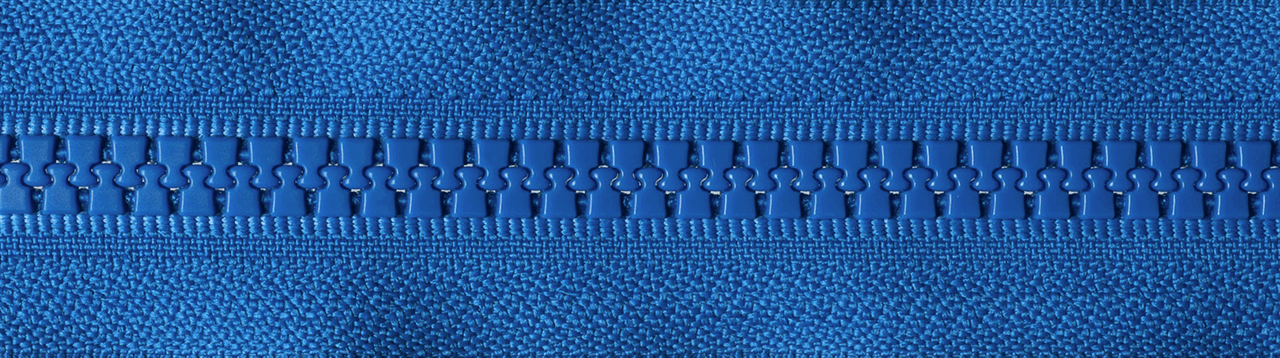 Bright Blue (918) YKK Vislon Heavyweight Chunky Open End Zip