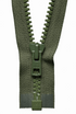 Khaki Green (566) YKK Vislon Heavyweight Chunky Open End Zip